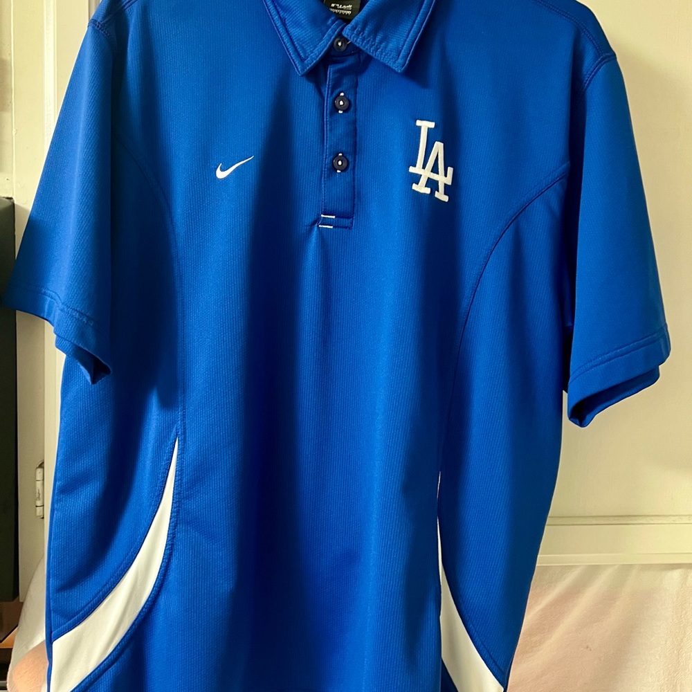 Nike Royal Blue Polo Shirt with White Accents